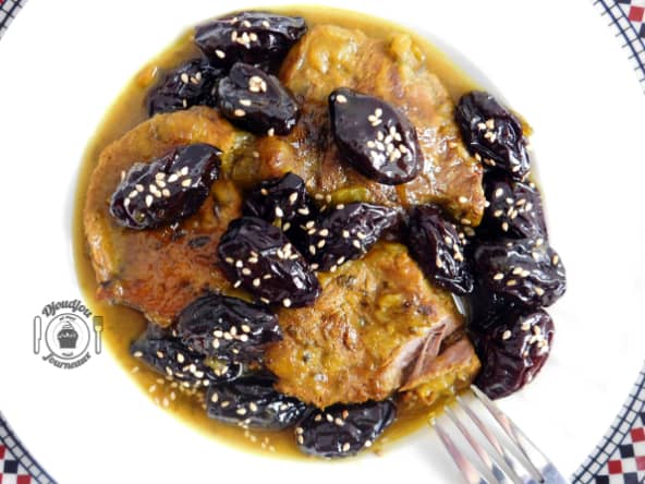 Tajine de veau aux pruneaux