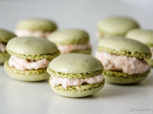 Macarons au saumon fumé et chèvre frais