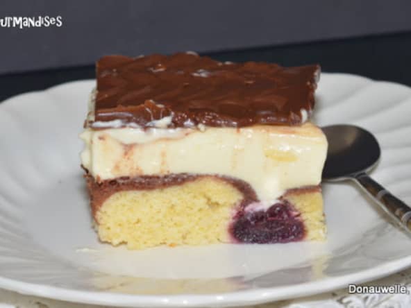 Donauwelle, gâteau allemand.