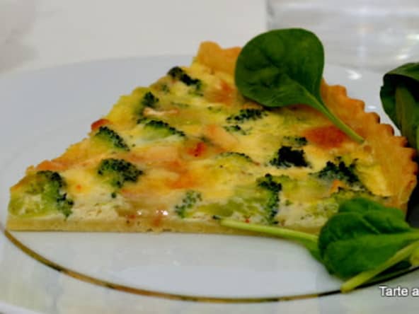 Tarte au brocoli et au fromage Neufchâtel