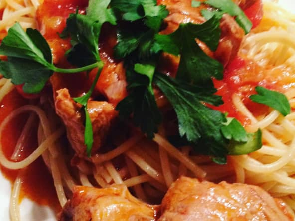 Sauté de veau Marengo