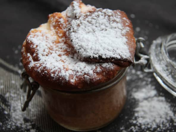 Soufflé chaud à la liqueur de myrte