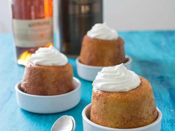 Baba au whisky pour changer du traditionnel baba au rhum