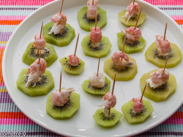 Kiwis aux langoustines