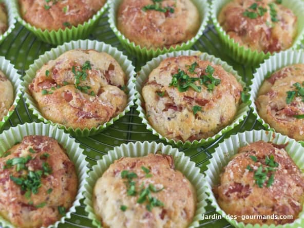 Muffins à la Mortadella