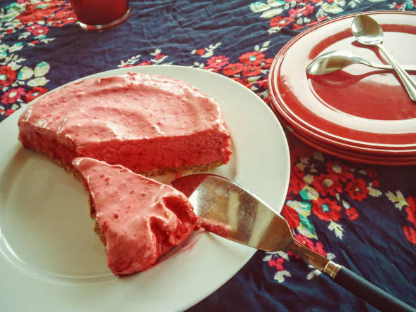 Gâteau glacé fruits rouges