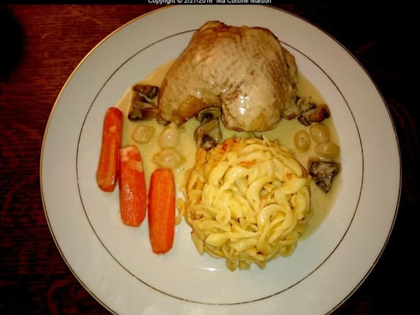 Fricassee de volaille à l'ancienne