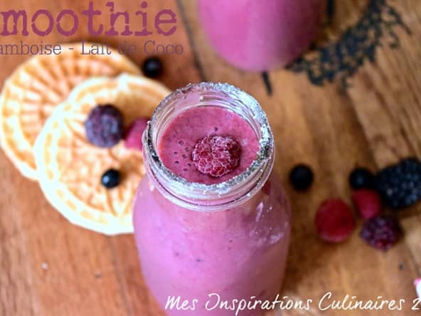 Smoothie framboises bruleur de graisse