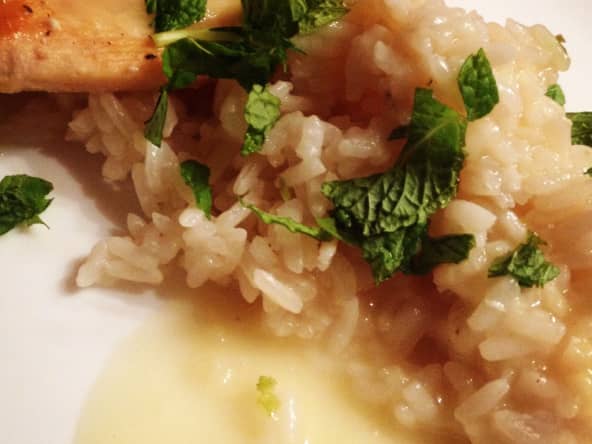 Poulet sauce poulette au gingembre et citron