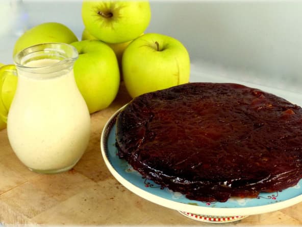 Gâteau confit de pommes avec juste deux ingrédients