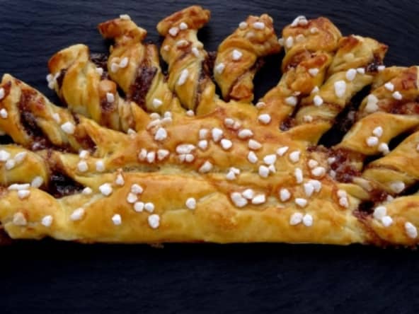 Feuilleté figue et macadamia