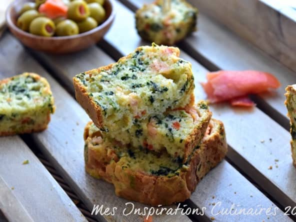 Cake au saumon fumé