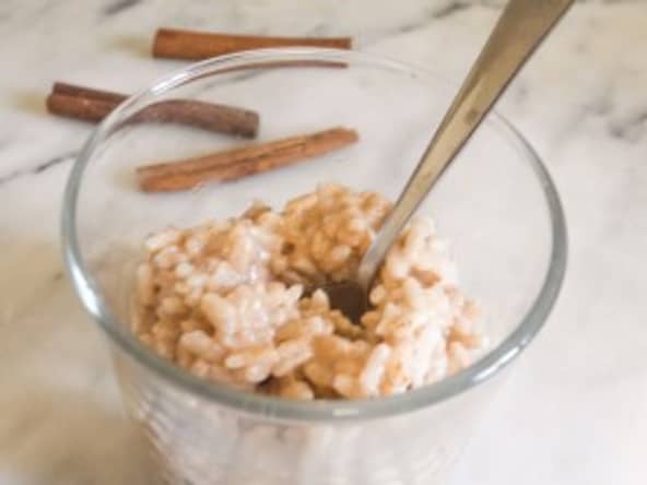 Riz au lait coco cannelle