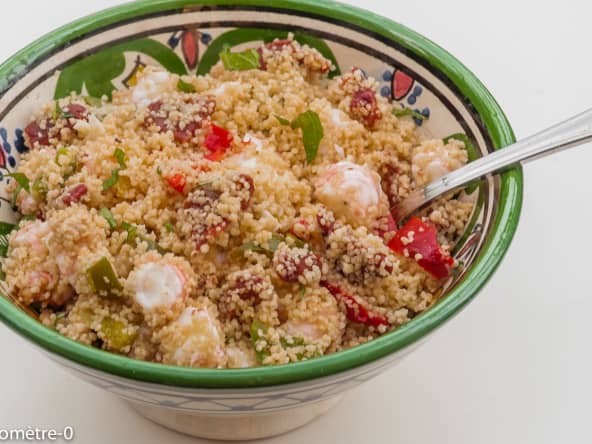 Taboulé aux langoustines