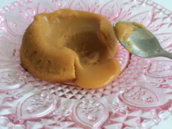 Moelleux coulant au caramel