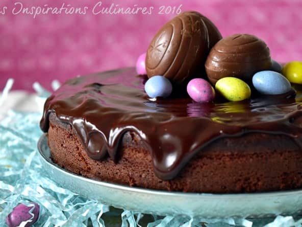 Gâteau au chocolat et yaourt moelleux