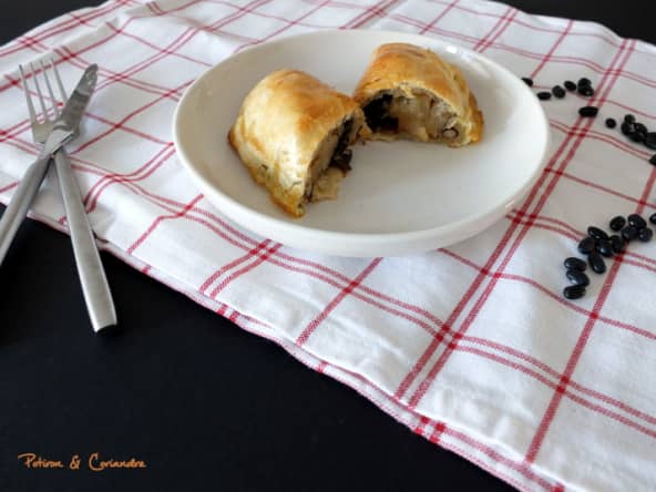 Empanadas de patate douce et haricots noirs