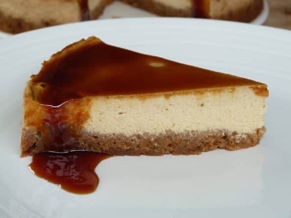 Cheesecake banane, chocolat et confiture de lait