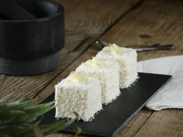 Le cube coco, vanille et fruits exotiques