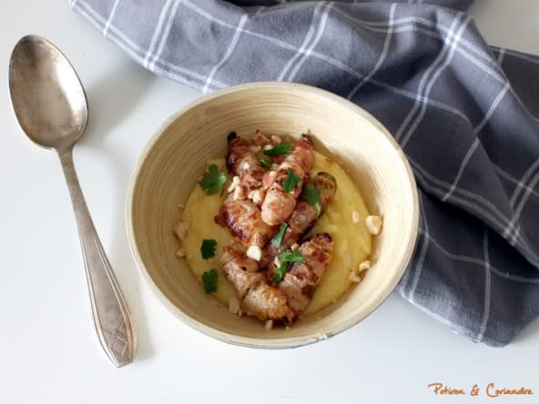 Polenta à l’oca du Pérou rôtie