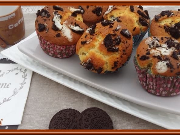 Muffins aux Oréos.