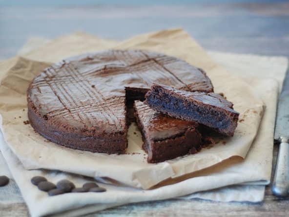 Gâteau basque facile tout chocolat et piment d'Espelette