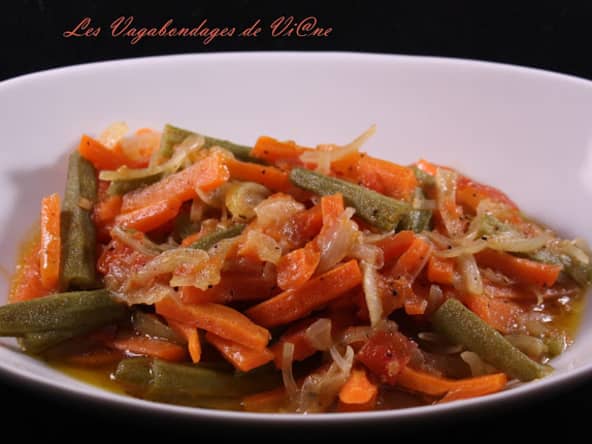 Salade de carottes et gombos