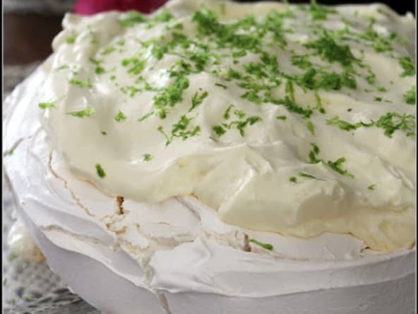 Pavlova comme une Key Lime Pie inversée