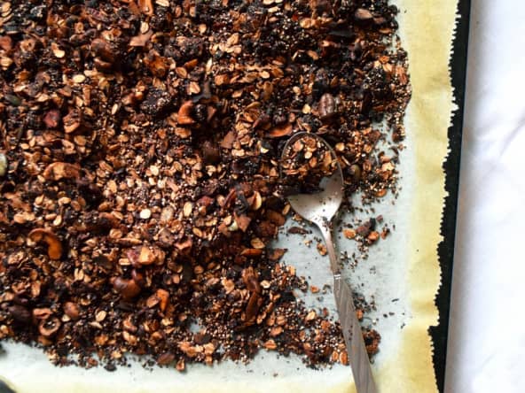 Granola Amarante et Chocolat pauvre en sucre