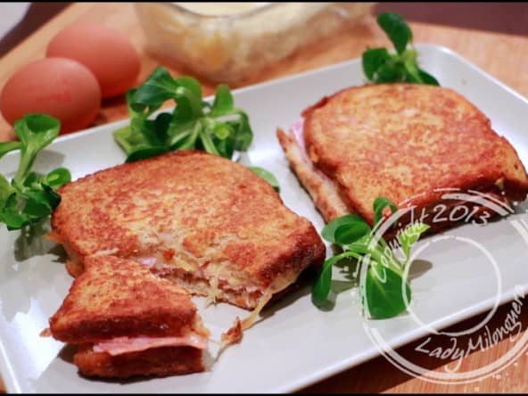 Croque-monsieur façon pain perdu