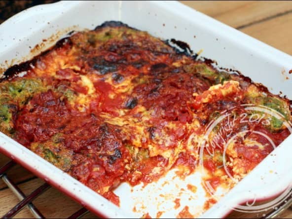 Gougères aux épinards et brocciu