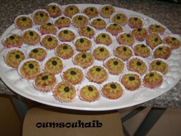 Gâteau fleur de tournesol