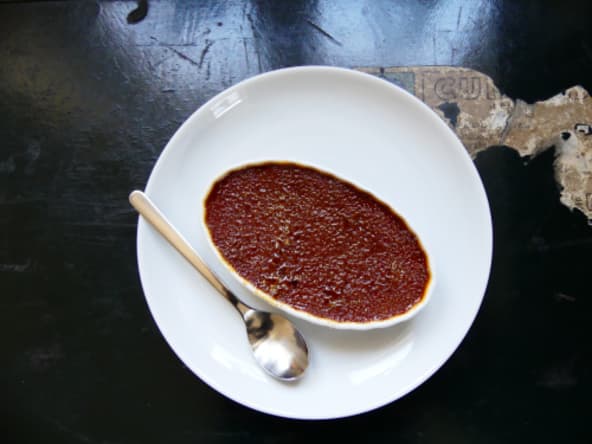 Crème brûlée à la chicorée : un délice !