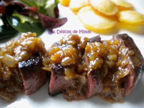 Onglet à l’échalote