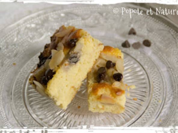 Moelleux à la banane, à la ricotta et aux pépites de chocolat