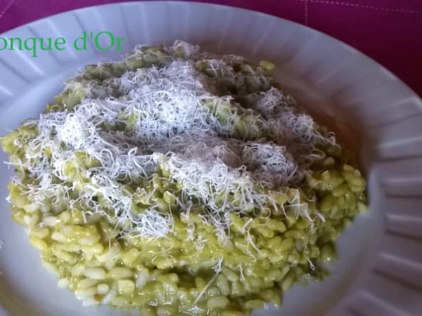 Risotto à la crème d'asperges