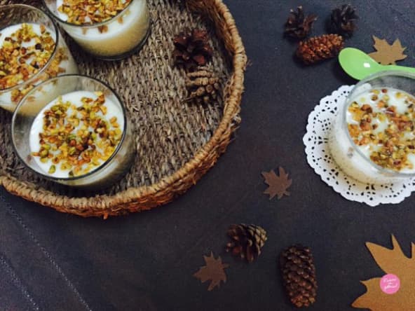 Mouhalabieh : un flan libanais à la fleur d'oranger