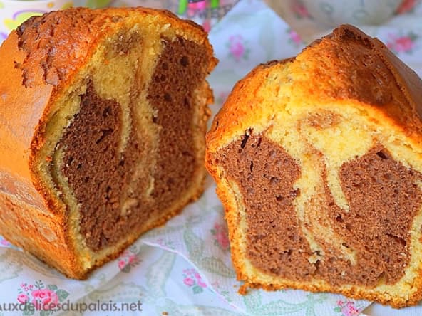 Cake marbré au yaourt extra moelleux