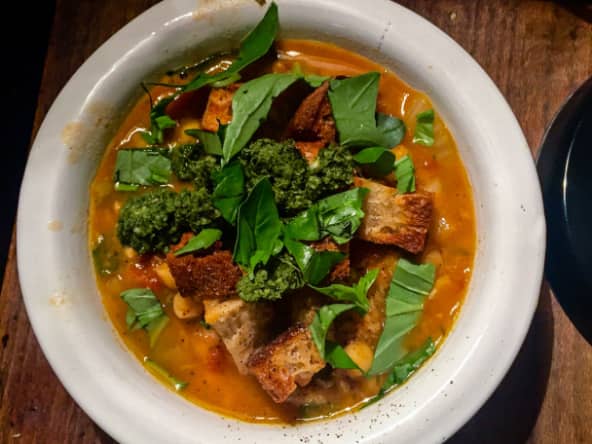 Pois chiches, façon ribollita toscane