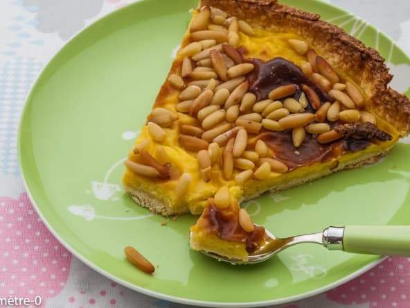 Torta della nonna italienne ou "tarte de la grand-mère"