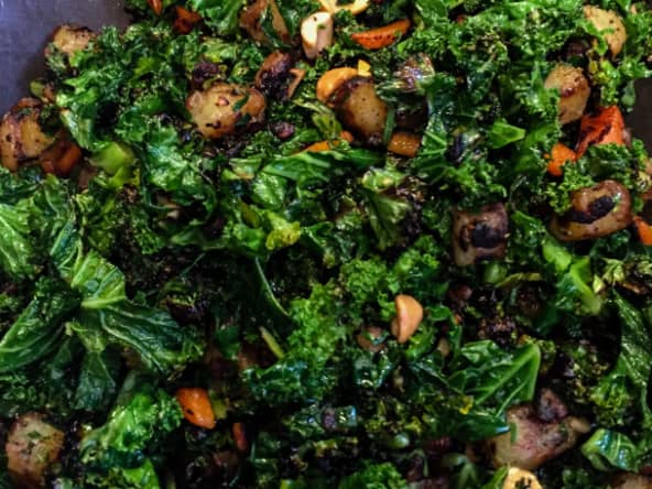 Petite poêlée de kale