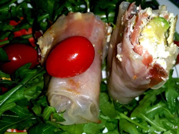 Rouleau de printemps à la ricotta