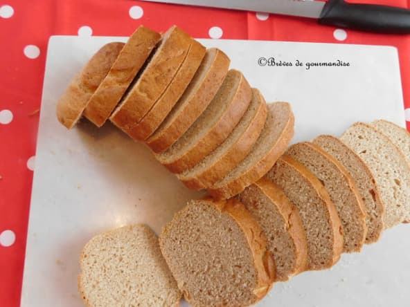 Pain de mie semi-complet
