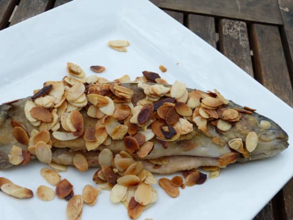 Truites aux amandes
