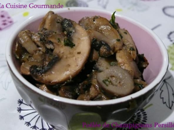 Poêlée de champignons persillés