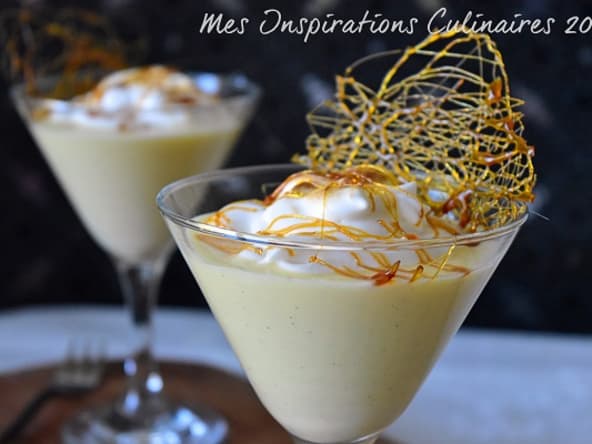 Oeufs a la neige à la vanille