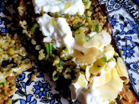 Aubergine à la Chermoula