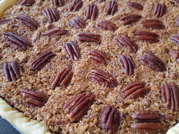 Tarte aux Noix de Pécan ou Pecan pie