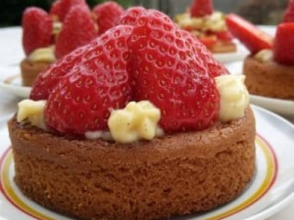 Tartelettes aux fraises gariguette