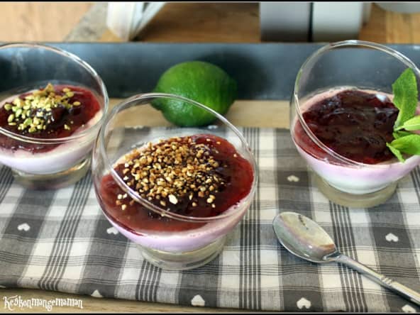 Panna cotta au Berry Boost